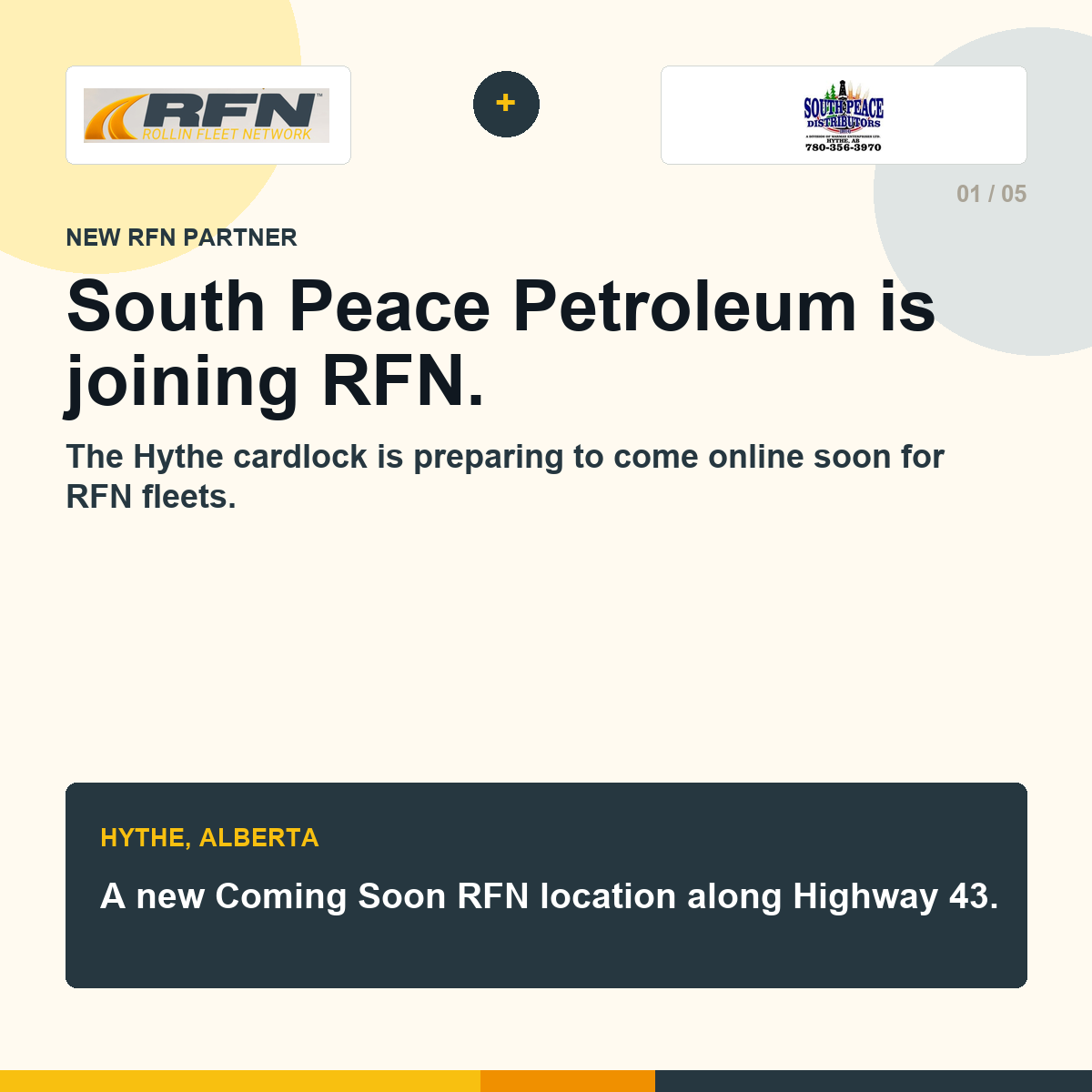 South Peace Petroleum se joint à RFN